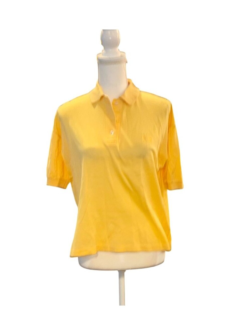 Loewe Yellow Polo Shirt Womens Short Sleeve